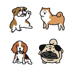 [LINEスタンプ] 小さなわんこスタンプ
