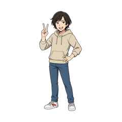 [LINEスタンプ] イクメンくん