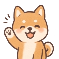 [LINEスタンプ] まんまる柴犬のやさしい日々