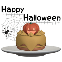 [LINEスタンプ] ぷっくり3Dハロウィンスタンプ