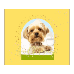 [LINEスタンプ] Woof Happens！ 