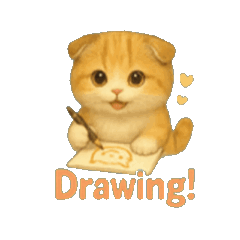 [LINEスタンプ] 動く猫1