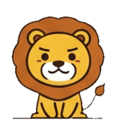 [LINEスタンプ] のほほんライオン