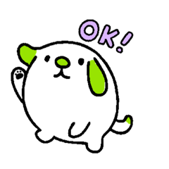 [LINEスタンプ] いぬのこ(たれ耳) 