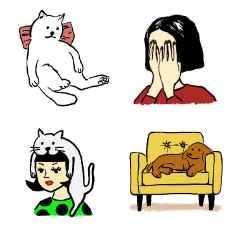 [LINEスタンプ] 奇妙な日常のスタンプ02