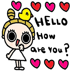 [LINEスタンプ] (nenerin日常会話スタンプ377英語気遣い)