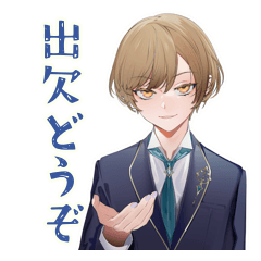 [LINEスタンプ] 王子系女子高生★出欠連絡網