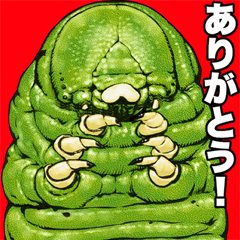 [LINEスタンプ] 飛び出す！毎日送りやすい！爆笑ミミズ問題