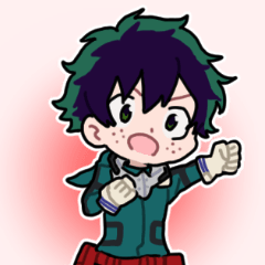 [LINEスタンプ] デフォルメタッチ☆ヒロアカスタンプ