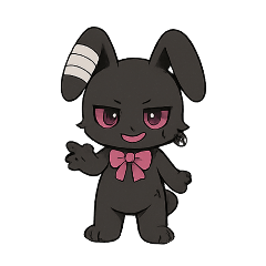 [LINEスタンプ] 病みうさぎ ネガティヴ発言