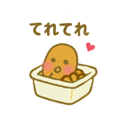 [LINEスタンプ] ねばかわ納豆のつぶちゃん
