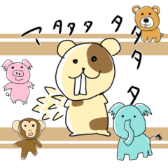[LINEスタンプ] クセになっちゃう可愛さ＊ゆるる＊な動物