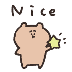[LINEスタンプ] biepo 毎日シンプルに使えるゆーるず  くま