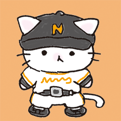 [LINEスタンプ] 猫ピッチャーVol.2[再販]