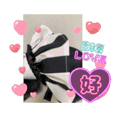 [LINEスタンプ] うさぎのコナン家 黒葉の動くスタンプ 
