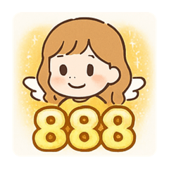 [LINEスタンプ] エンジェルナンバーの魔法