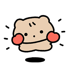 [LINEスタンプ] タイトル: こぐまのコゴミ！(Ko)