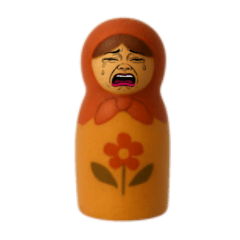 [LINEスタンプ] [アレンジ用]表情豊かなマトリョーシカ2