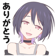 [LINEスタンプ] 毎日使えるロック系女子スタンプ