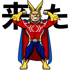 [LINEスタンプ] 動くヒーローアカデミア 詰合せ 