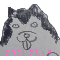 [LINEスタンプ] 犬のイラストに文字を添えて