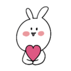 [LINEスタンプ] うさぎのウサコさん。3