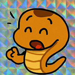 [LINEスタンプ] 魔眼キングコブラのスタンプ集@SFW