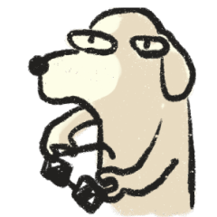 [LINEスタンプ] 変な犬と友達3