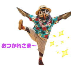 [LINEスタンプ] オシャレなパフィン君！ 可愛い日常スタンプ