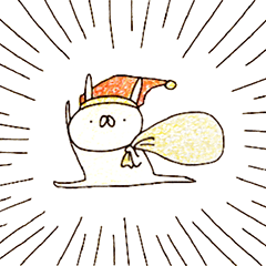 [LINEスタンプ] うさぎ帝国のクリスマス（再販）