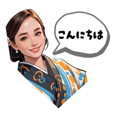 [LINEスタンプ] Kanaty5 女将 AI ④