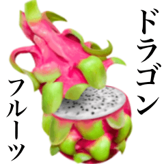 [LINEスタンプ] 南国のドラゴンフルーツ