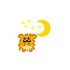 [LINEスタンプ] ちっちゃいハムスター