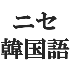 [LINEスタンプ] ニセ韓国語スタンプ【韓流・言い訳・煽る】
