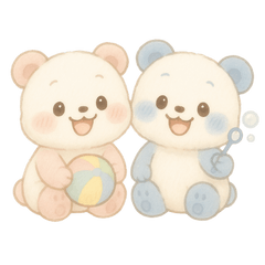 [LINEスタンプ] ぱんだふぉ〜スタンプ【仲良し編】