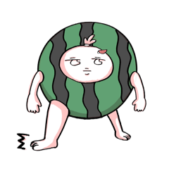 [LINEスタンプ] スイカ‼️