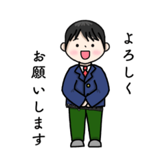[LINEスタンプ] 吹奏楽部2‼︎ピッコロ奏者の男の子