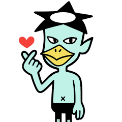 [LINEスタンプ] 河童のカッチーン