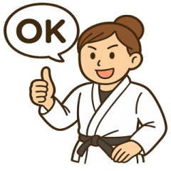 [LINEスタンプ] 頑張る柔道女子スタンプ