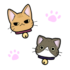 [LINEスタンプ] 桃太郎 ＆ ナナ