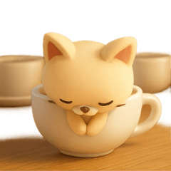 [LINEスタンプ] エモかわ黒猫・元気白猫・カフェねこ