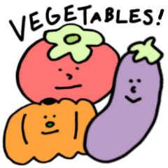 [LINEスタンプ] 野菜さんです。