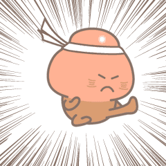 [LINEスタンプ] きのこ君ぬるぬるサマーMIX3 残暑が厳しい 