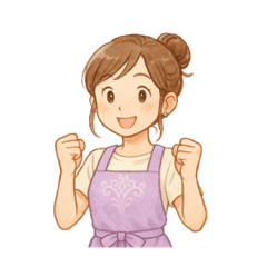 [LINEスタンプ] なないろママちゃん⭐️元気な日常