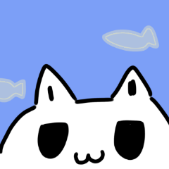 [LINEスタンプ] くろしろニャンスタンプ