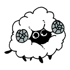 [LINEスタンプ] A lot of sheep！