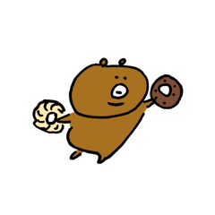 [LINEスタンプ] くまちことなかまたち3