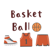 [LINEスタンプ] バスケ basketball