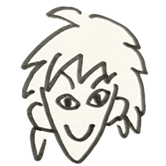 [LINEスタンプ] とんがりフェイス 