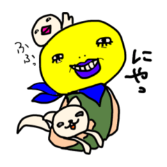 [LINEスタンプ] 白チワワと白文鳥とカラフルヒューマンさん